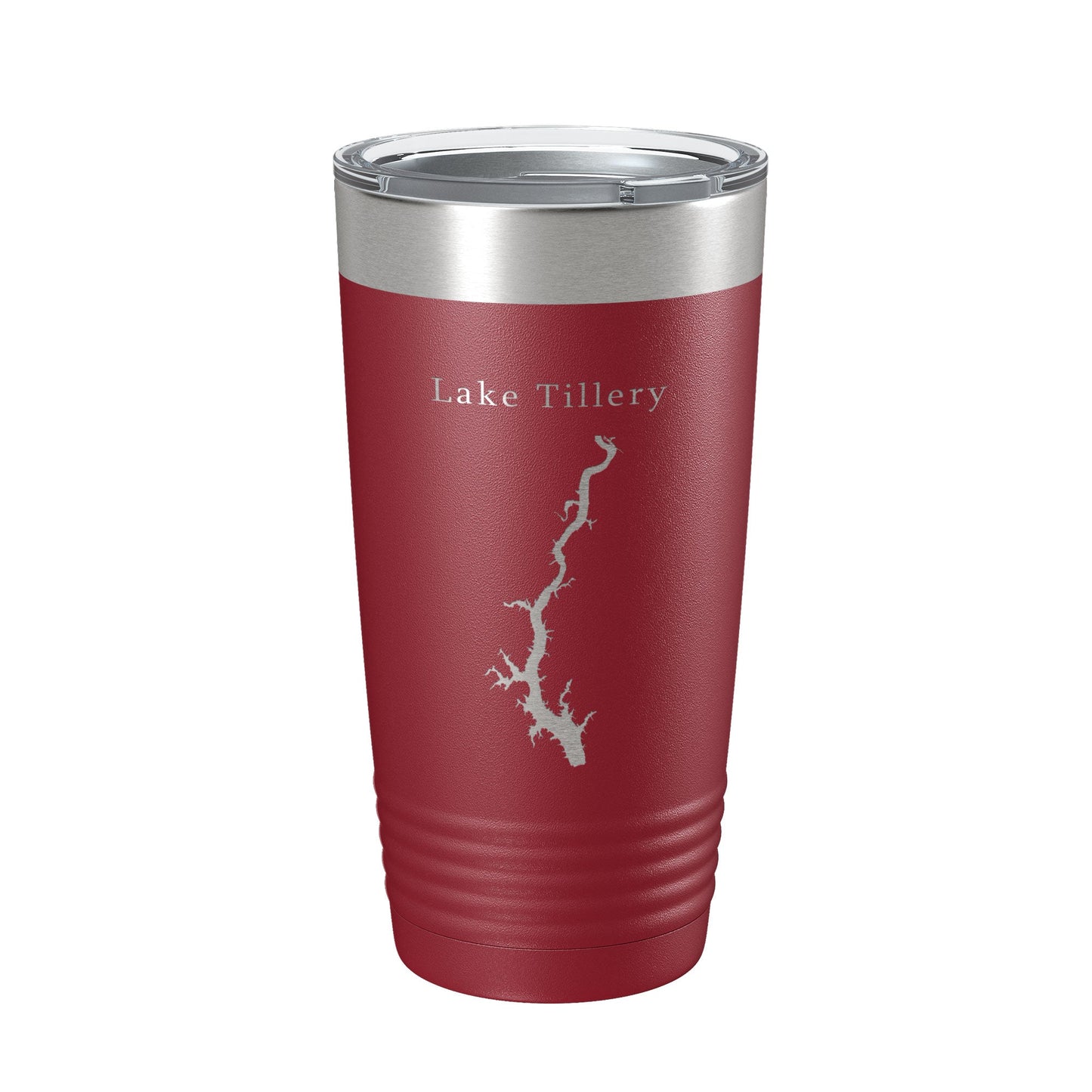 Lake Tillery Map Tumbler Travel Mug Insulated Laser Engraved Coffee Cup North Carolina 20 oz-18