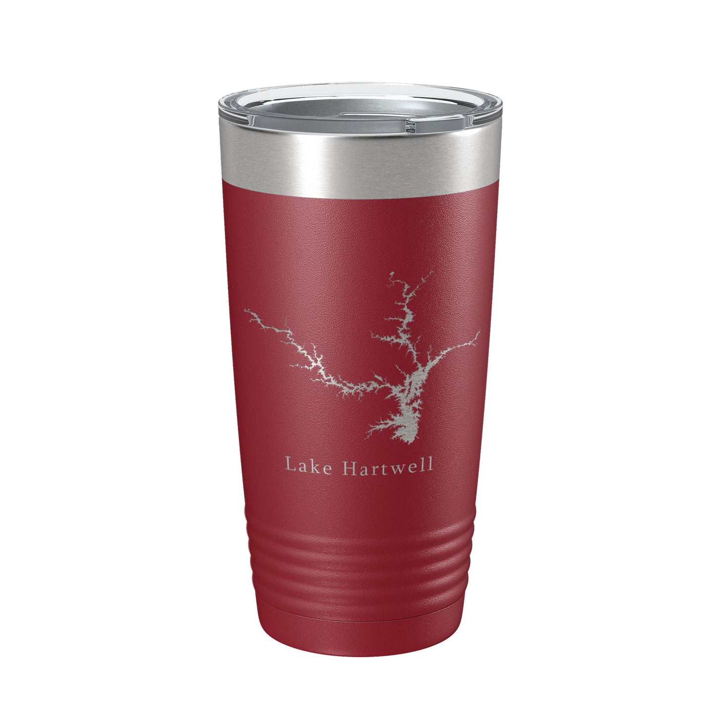 Lake Hartwell Map Tumbler Travel Mug Insulated Laser Engraved Coffee Cup Georgia South Carolina 20 oz-18