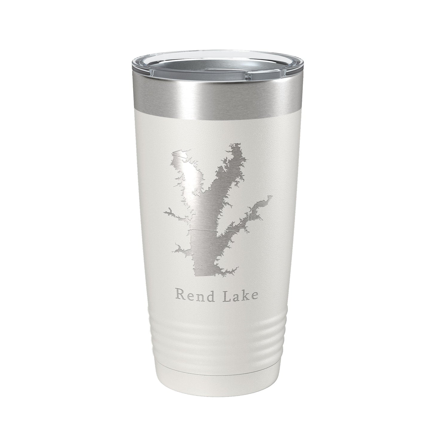 Rend Lake Map Tumbler Travel Mug Insulated Laser Engraved Coffee Cup Illinois 20 oz-7