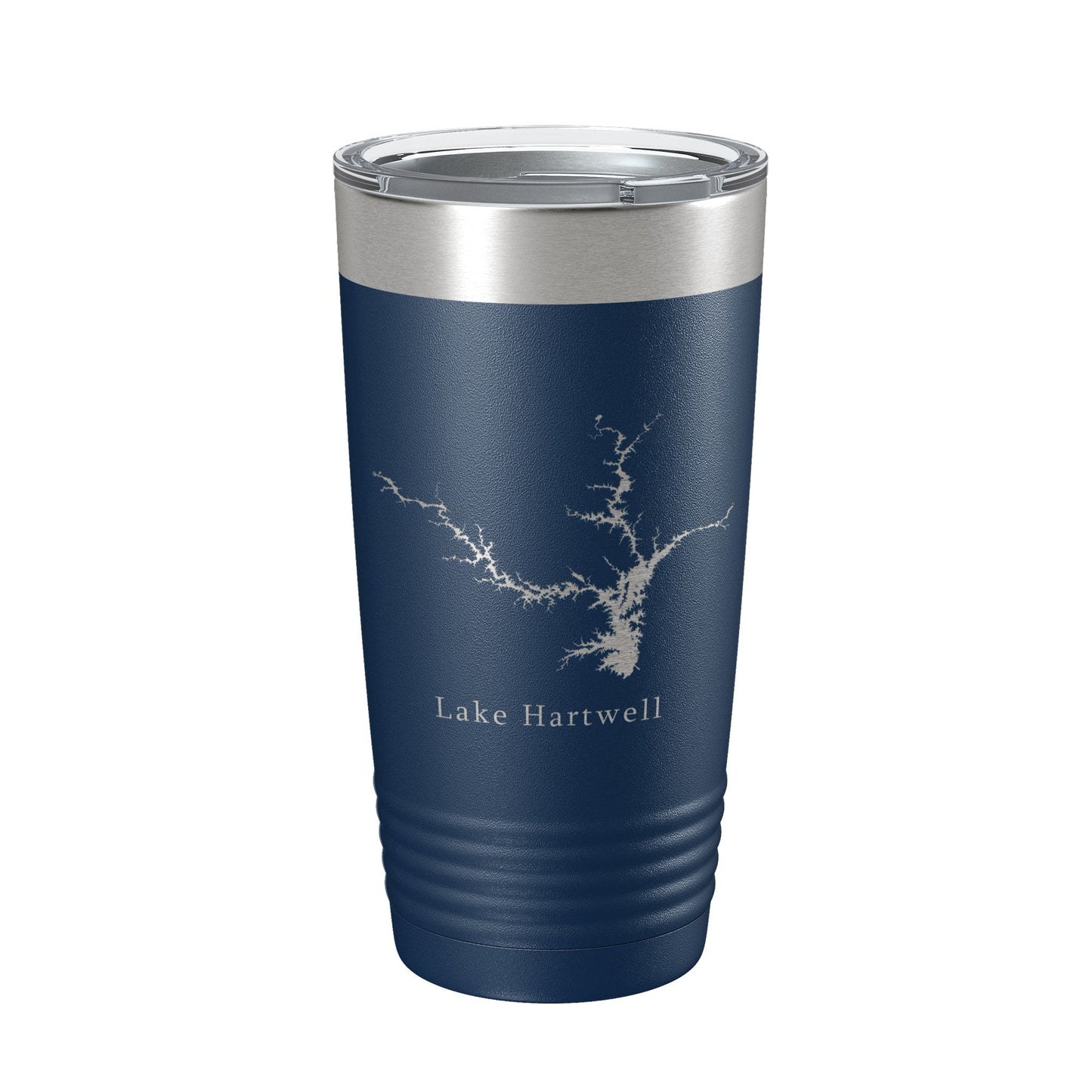 Lake Hartwell Map Tumbler Travel Mug Insulated Laser Engraved Coffee Cup Georgia South Carolina 20 oz-2
