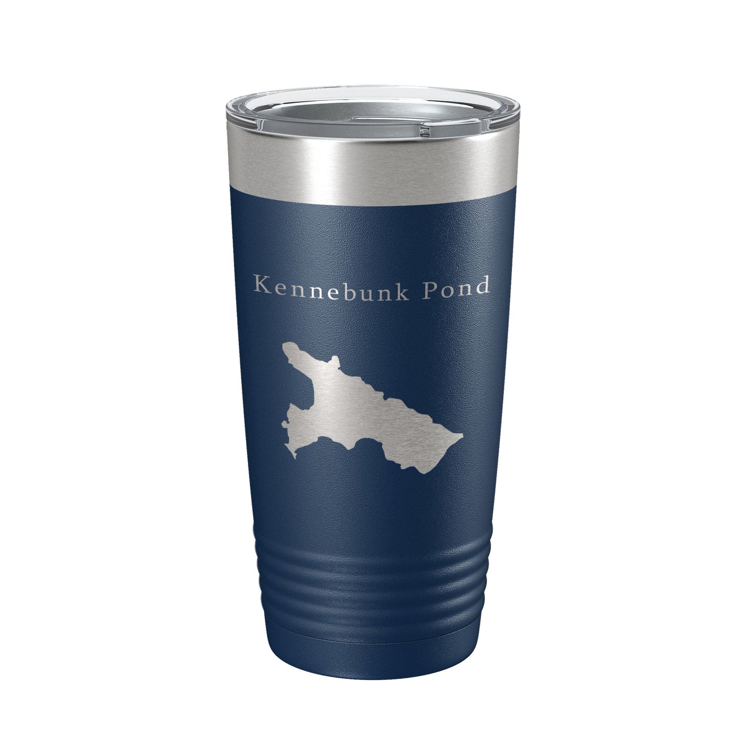 Kennebunk Pond Tumbler Lake Map Travel Mug Insulated Laser Engraved Coffee Cup Maine 20 oz-2