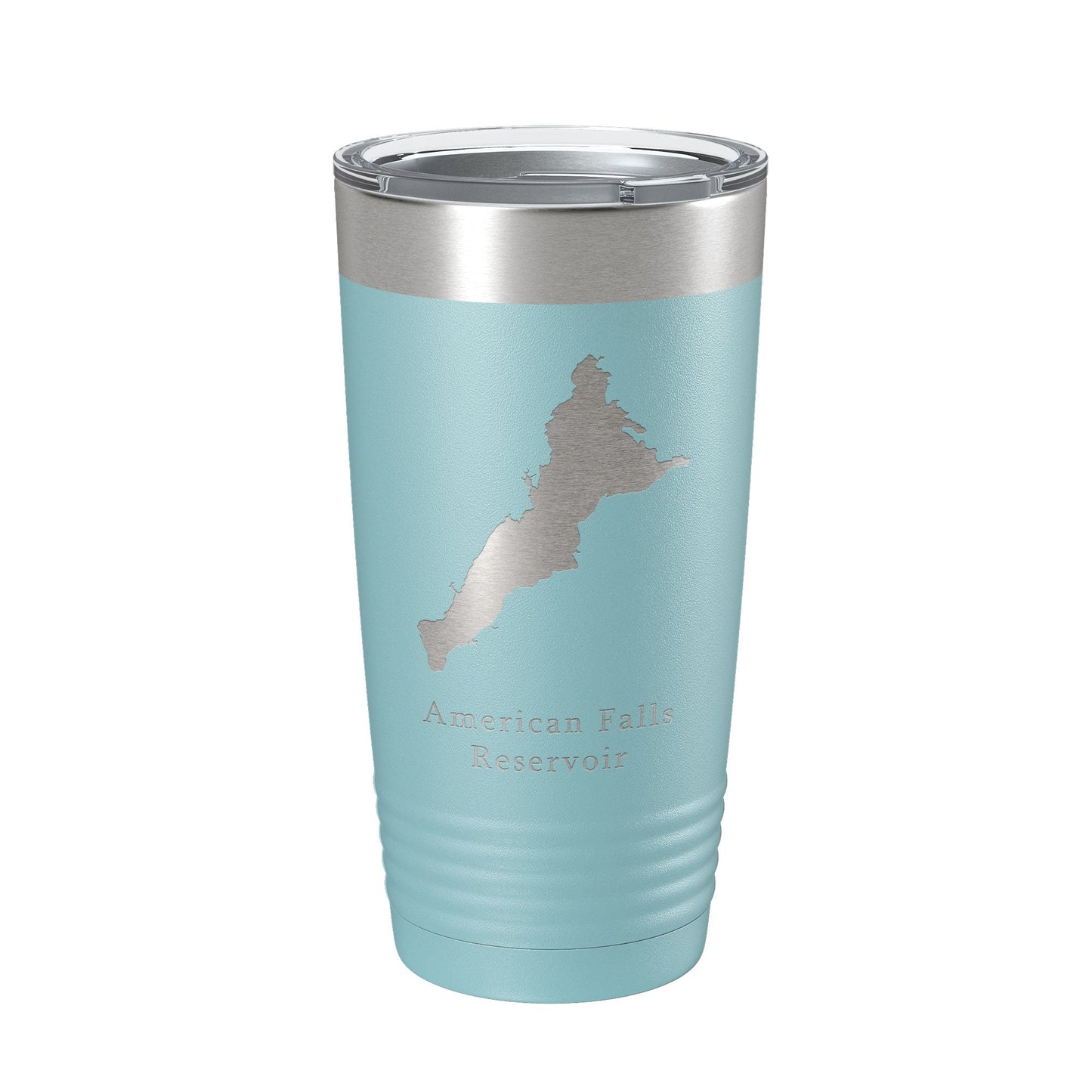 American Falls Reservoir Tumbler Lake Map Travel Mug Insulated Laser Engraved Coffee Cup Snake River Idaho 20 oz-13