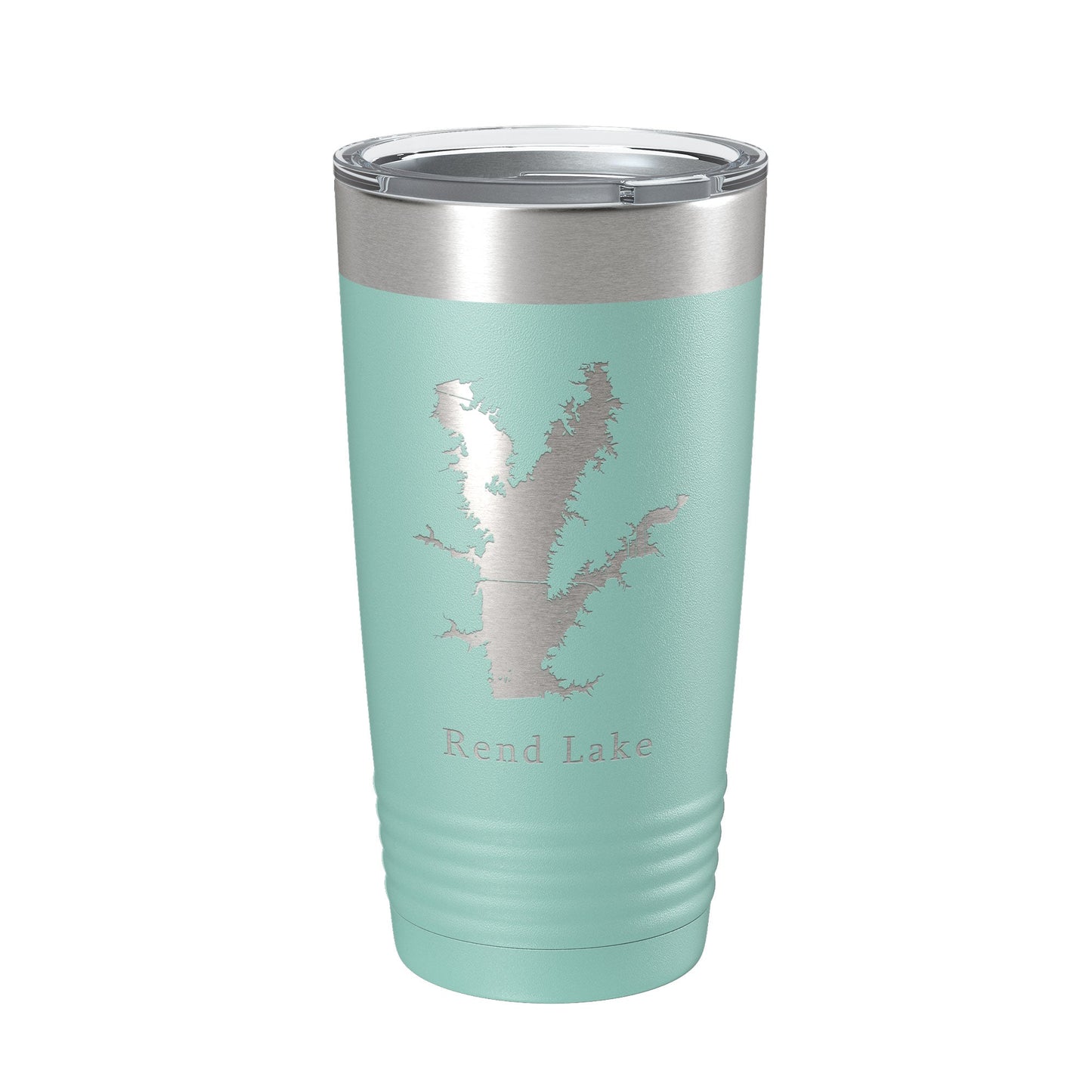Rend Lake Map Tumbler Travel Mug Insulated Laser Engraved Coffee Cup Illinois 20 oz-12