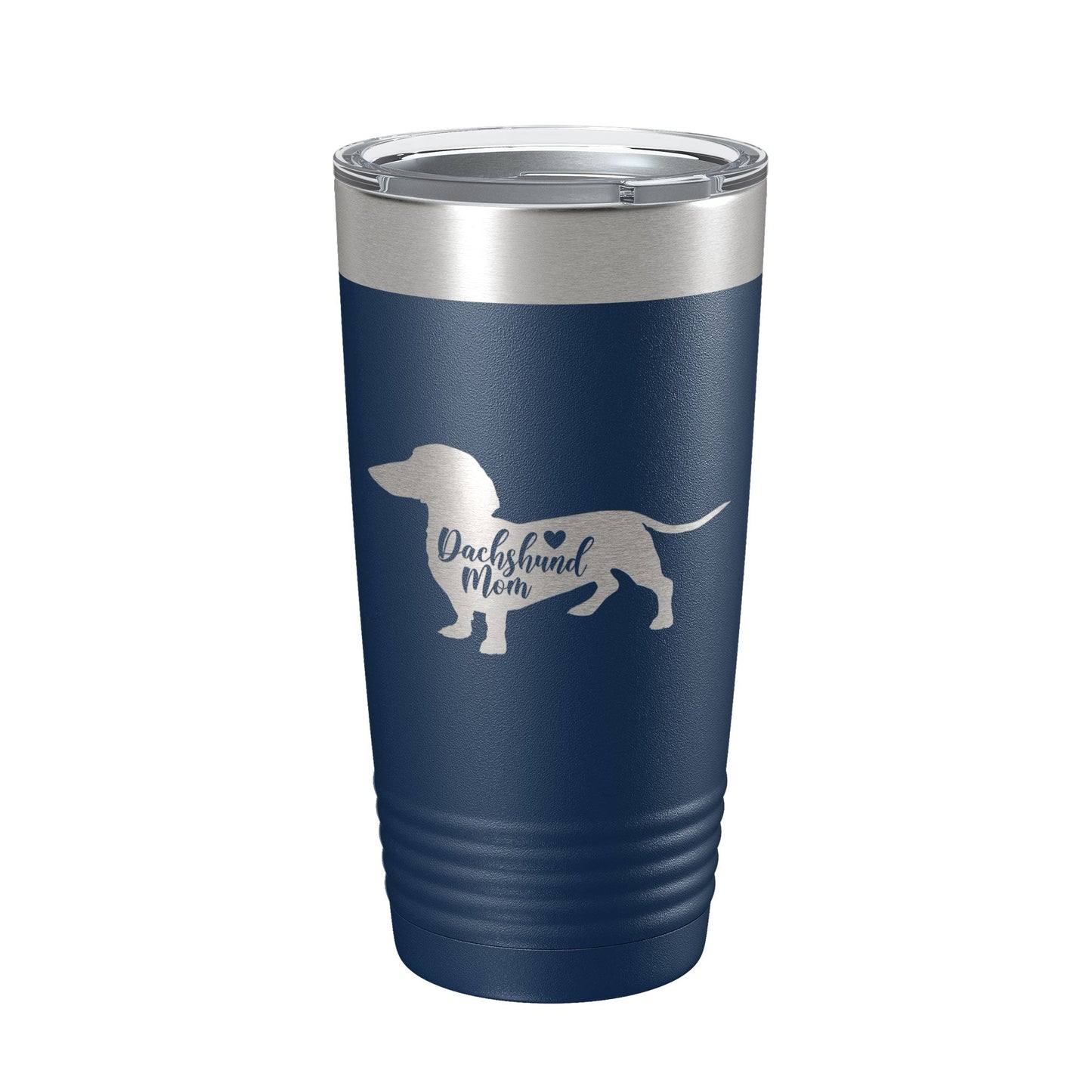 Dachshund Mom Tumbler Dog Travel Mug Gift Insulated Laser Engraved Coffee Cup 20 oz-8