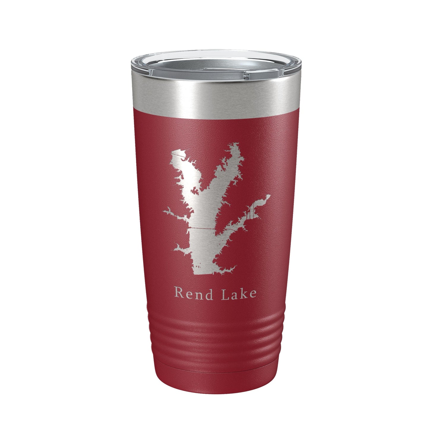 Rend Lake Map Tumbler Travel Mug Insulated Laser Engraved Coffee Cup Illinois 20 oz-18