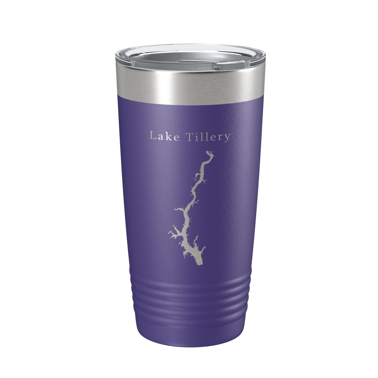 Lake Tillery Map Tumbler Travel Mug Insulated Laser Engraved Coffee Cup North Carolina 20 oz-15