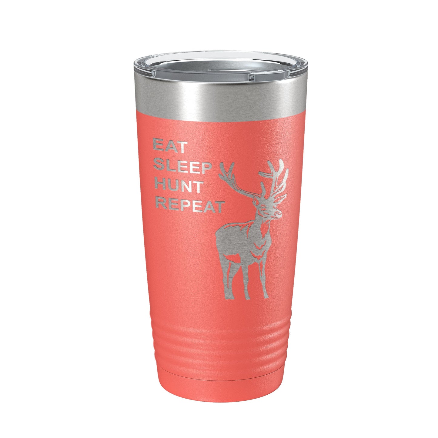 Deer Hunter Tumbler Eat Sleep Hunt Repeat Travel Mug Deer Hunting Insulated Laser Engraved Coffee Cup Gift 20 oz-20
