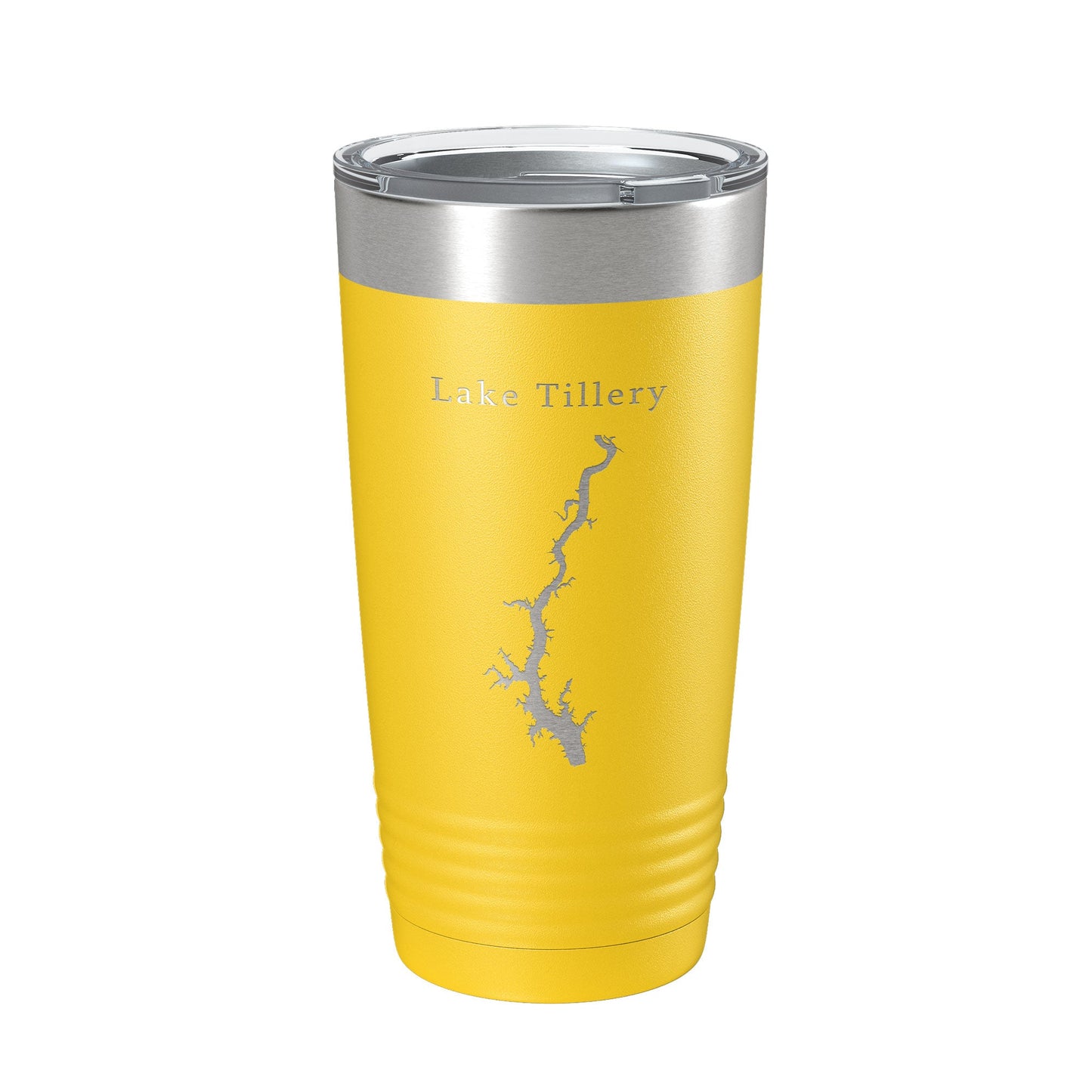 Lake Tillery Map Tumbler Travel Mug Insulated Laser Engraved Coffee Cup North Carolina 20 oz-4