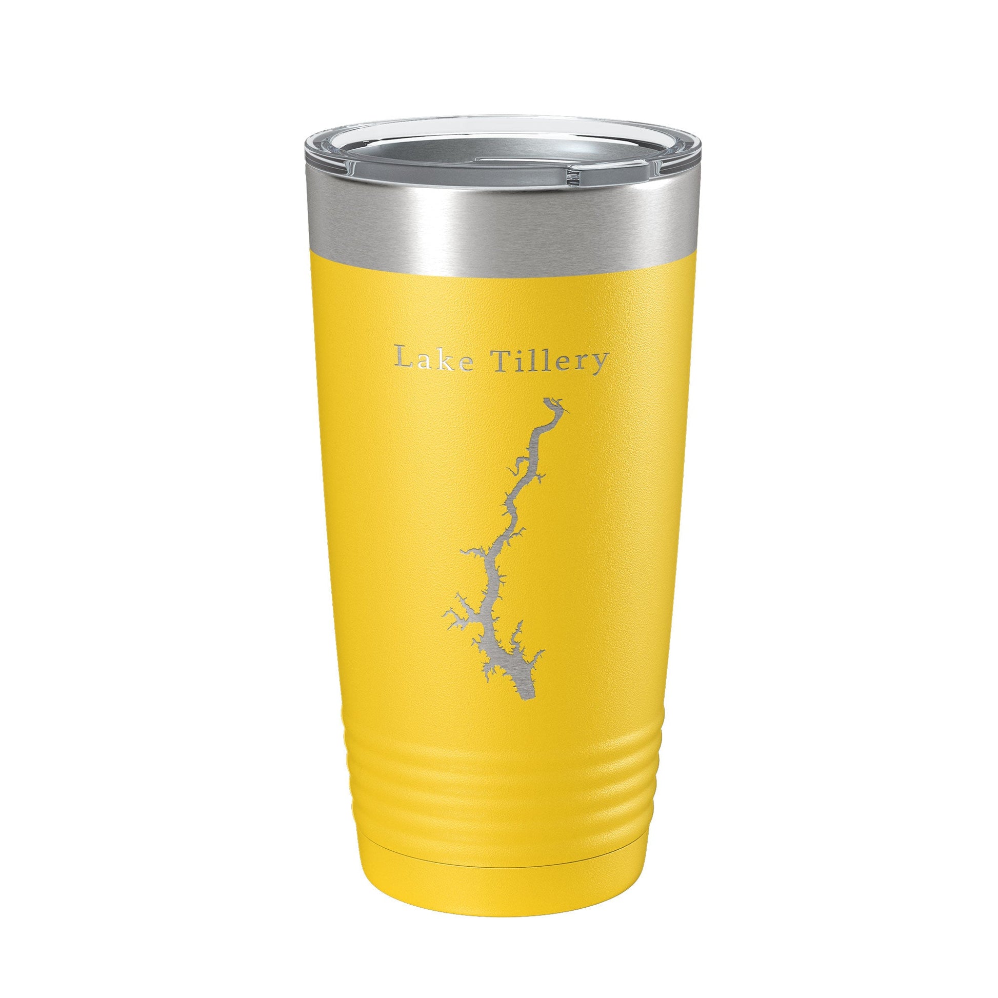 Lake Tillery Map Tumbler Travel Mug Insulated Laser Engraved Coffee Cup North Carolina 20 oz-4