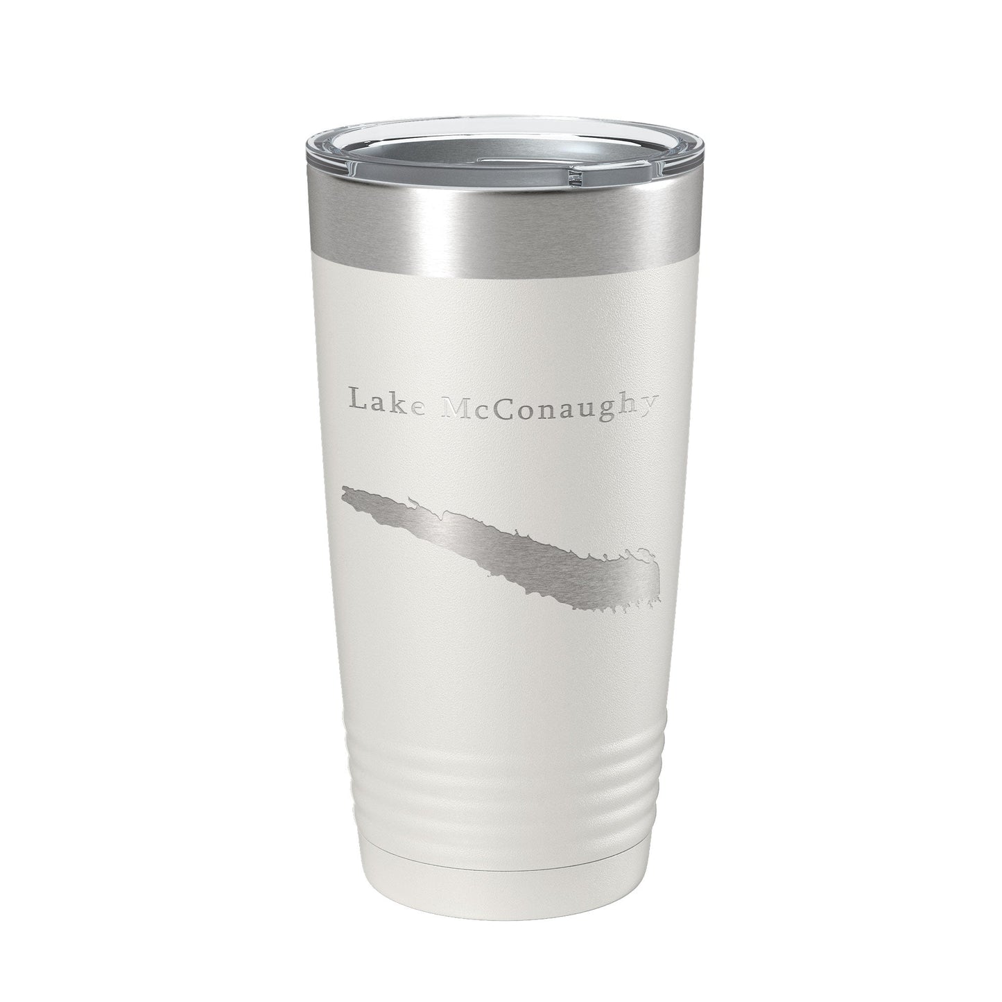 Lake McConaughy Map Tumbler Travel Mug Insulated Laser Engraved Coffee Cup Nebraska 20 oz-1