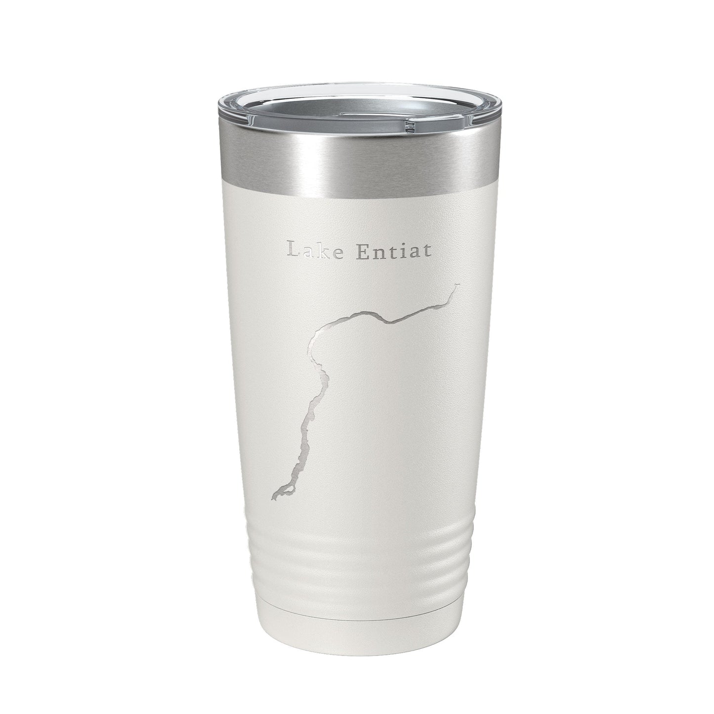 Lake Entiat Map Tumbler Travel Mug Insulated Laser Engraved Coffee Cup Washington 20 oz-7