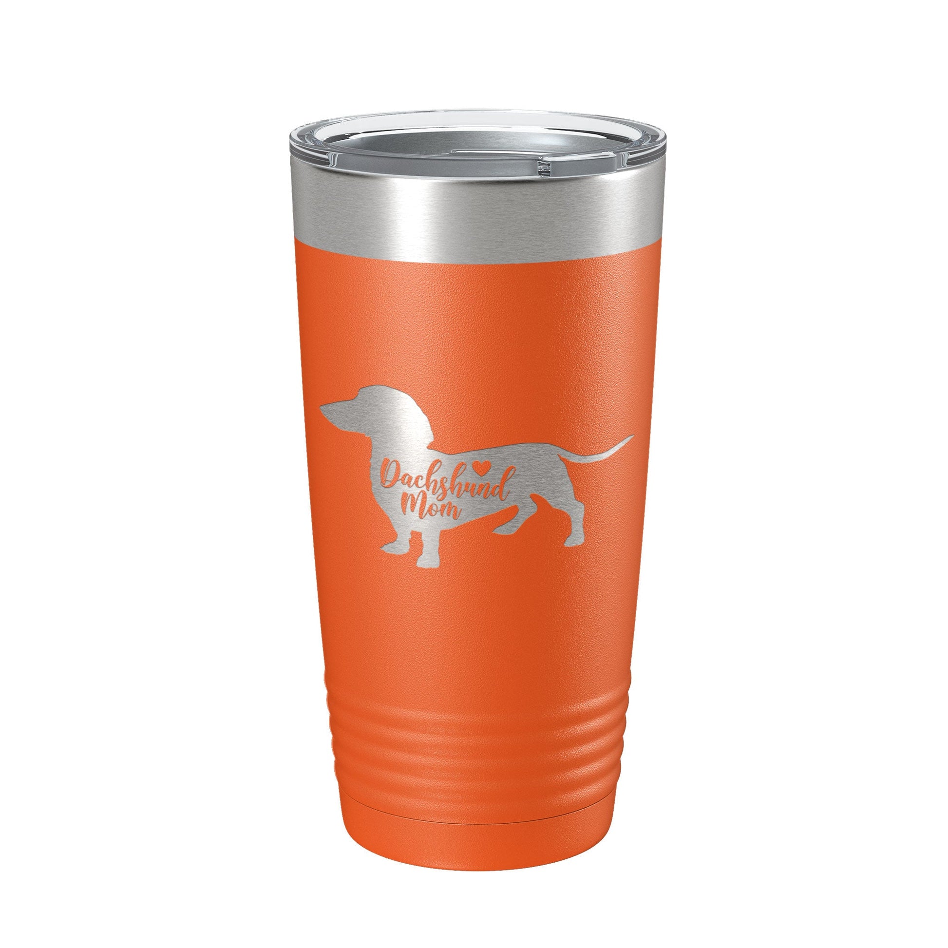 Dachshund Mom Tumbler Dog Travel Mug Gift Insulated Laser Engraved Coffee Cup 20 oz-4