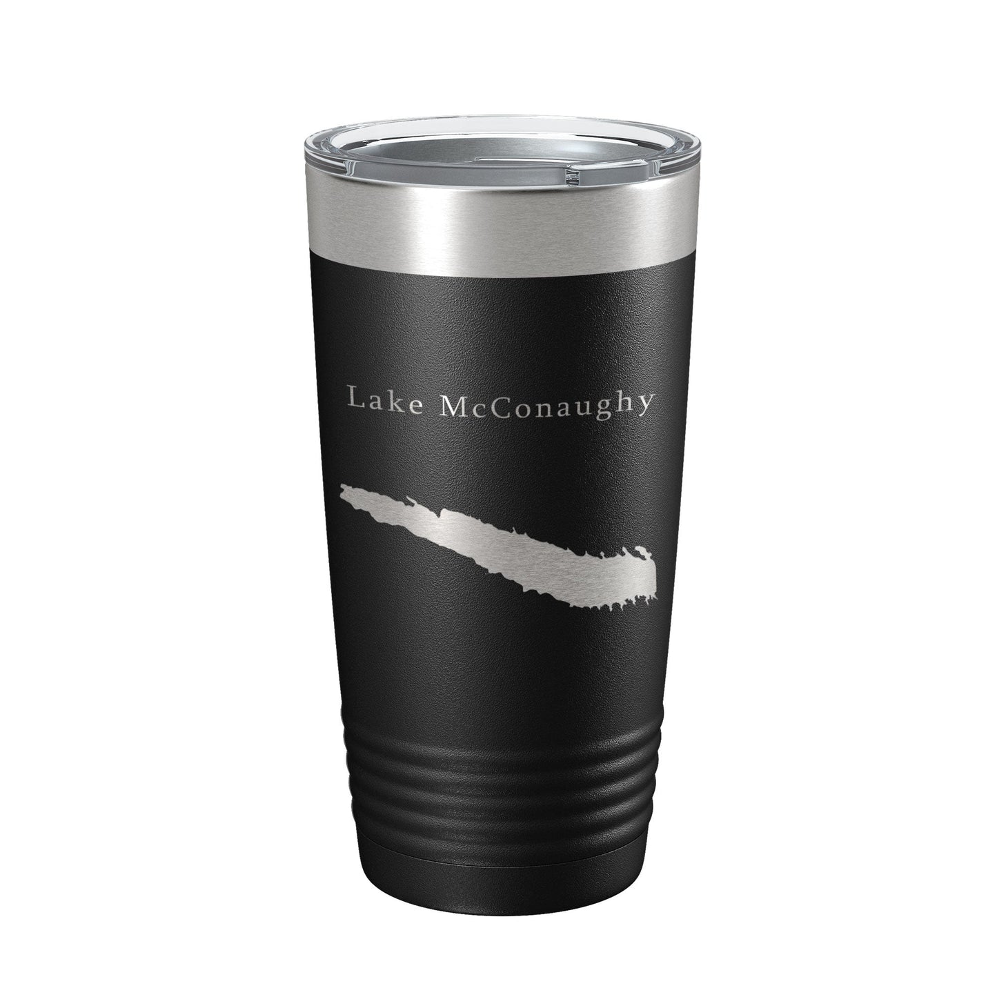 Lake McConaughy Map Tumbler Travel Mug Insulated Laser Engraved Coffee Cup Nebraska 20 oz-0
