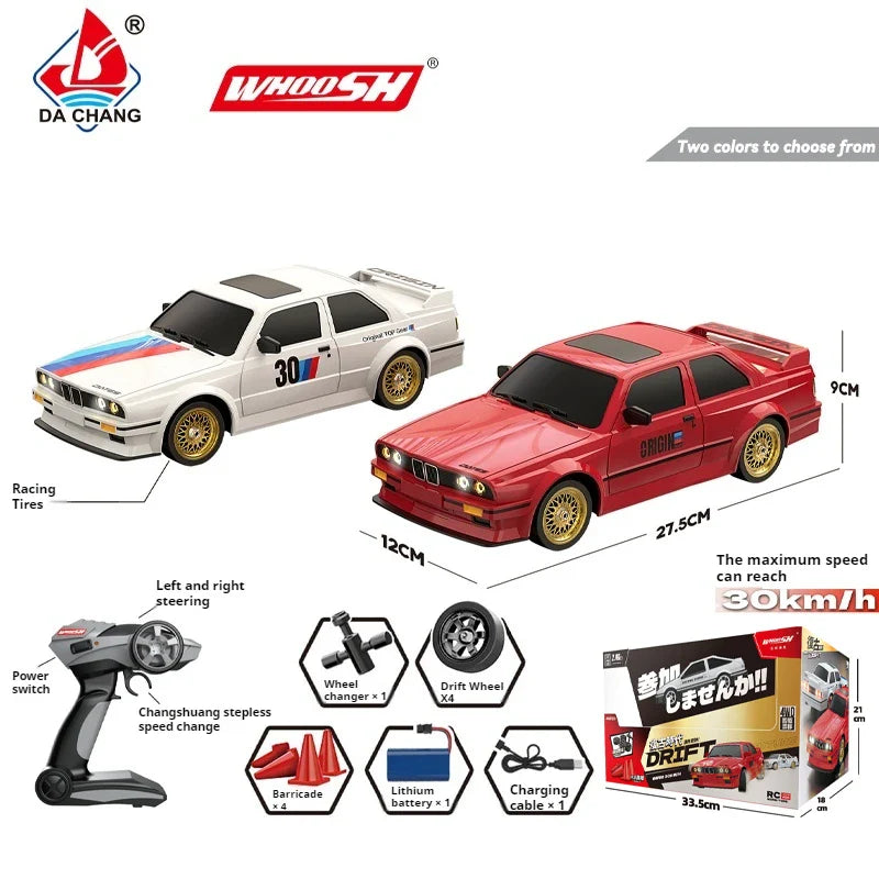 High-Speed 1/16 4WD RC Drift Car - Ready-to-Run Racing Fun