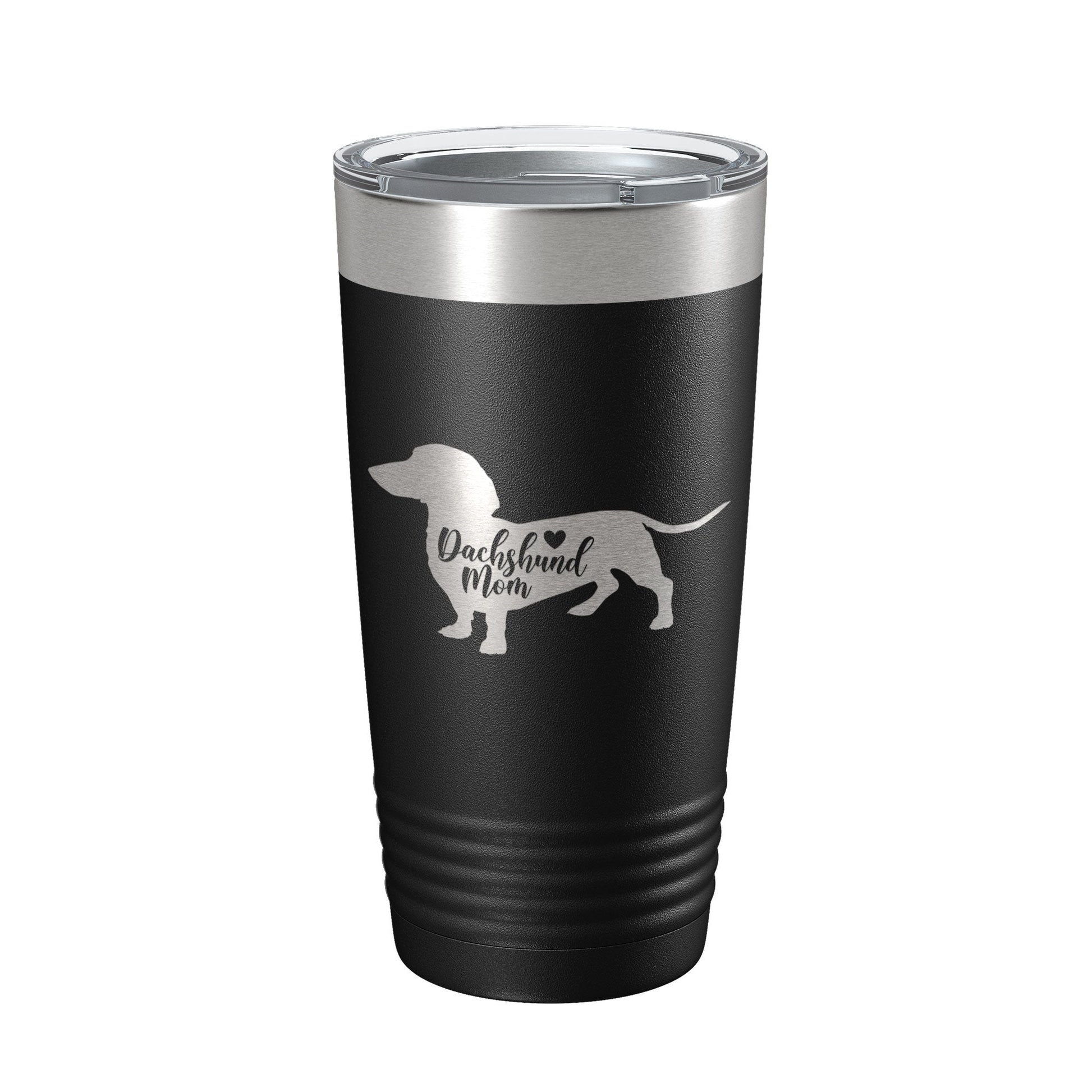 Dachshund Mom Tumbler Dog Travel Mug Gift Insulated Laser Engraved Coffee Cup 20 oz-5