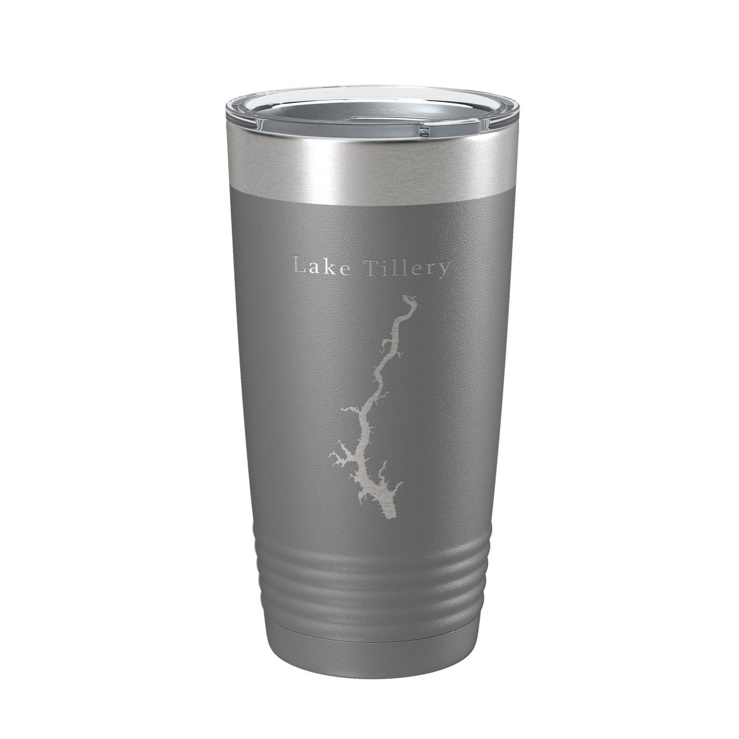 Lake Tillery Map Tumbler Travel Mug Insulated Laser Engraved Coffee Cup North Carolina 20 oz-16