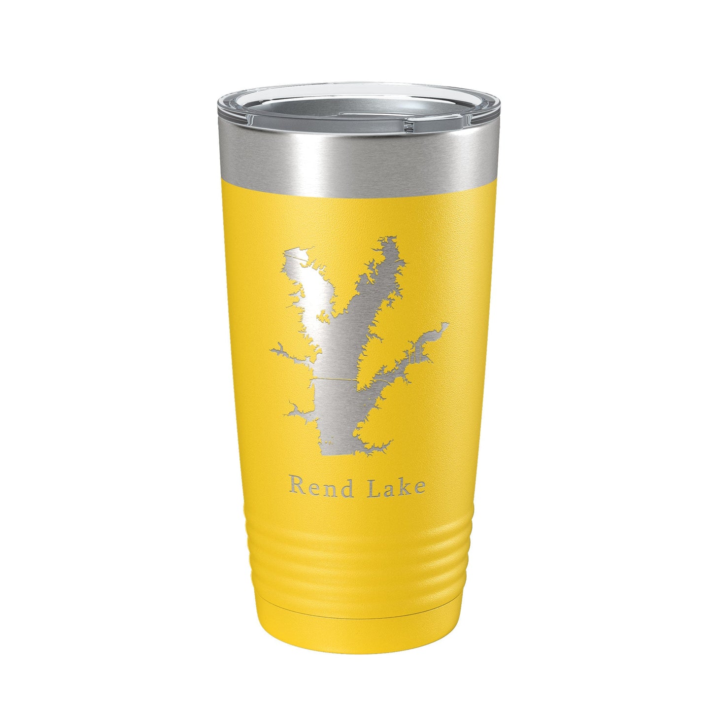 Rend Lake Map Tumbler Travel Mug Insulated Laser Engraved Coffee Cup Illinois 20 oz-4