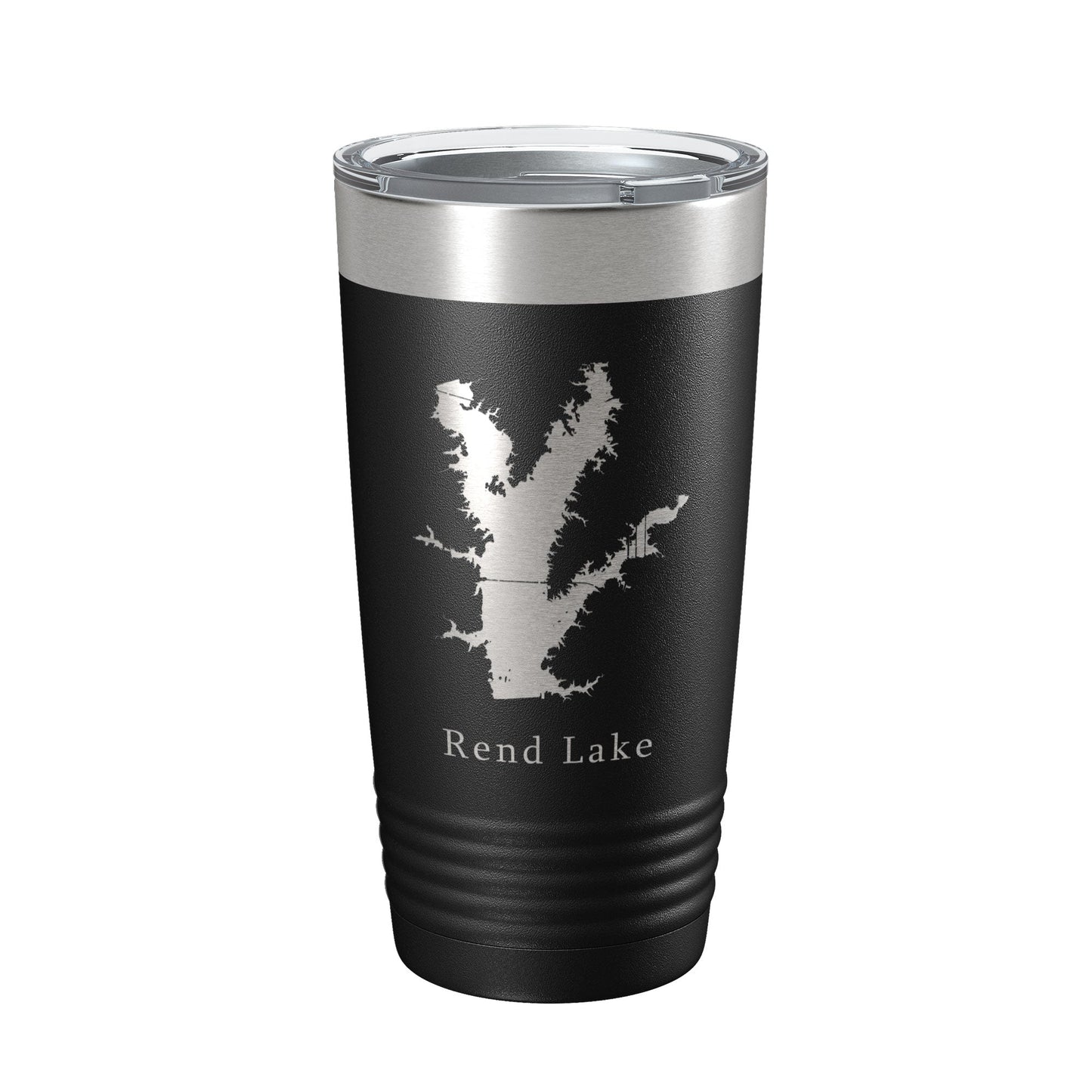 Rend Lake Map Tumbler Travel Mug Insulated Laser Engraved Coffee Cup Illinois 20 oz-0