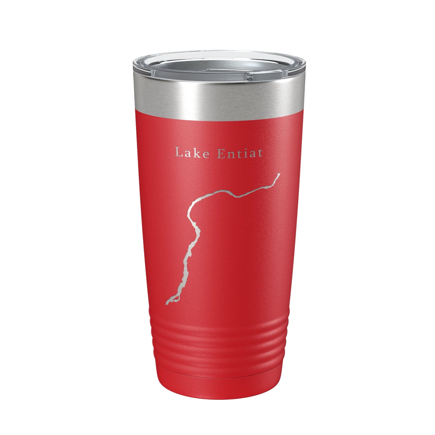 Lake Entiat Map Tumbler Travel Mug Insulated Laser Engraved Coffee Cup Washington 20 oz-10